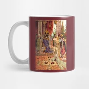 The Merchant Uncovers Her Face in Arabian Nights Mug